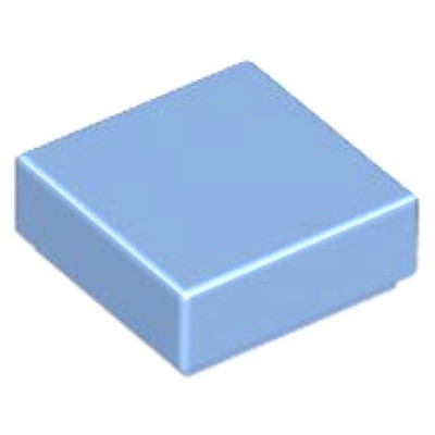 Lego Medium Blue Part 3070b Tile 1 x 1 with Groove