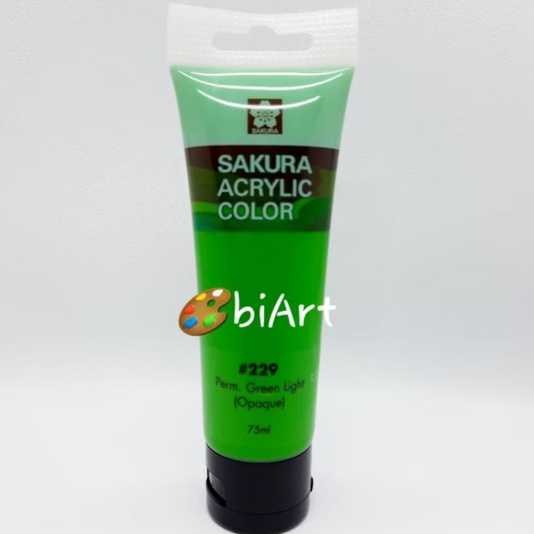 

Cat Akrilik Sakura Acrylic Color 75 ml Permanent Green Light