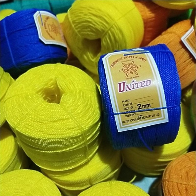 Tali tambang / Tampar 2mm cap UNITED dan SEAGULL