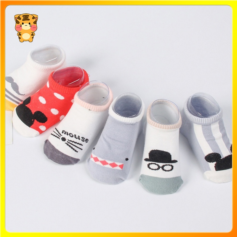 Kaus kaki anak laki-laki/Kaus kaki bayi/Kaus kaki anak-anak/Kaus kakiKaus kaki bayi motif lucu hewan