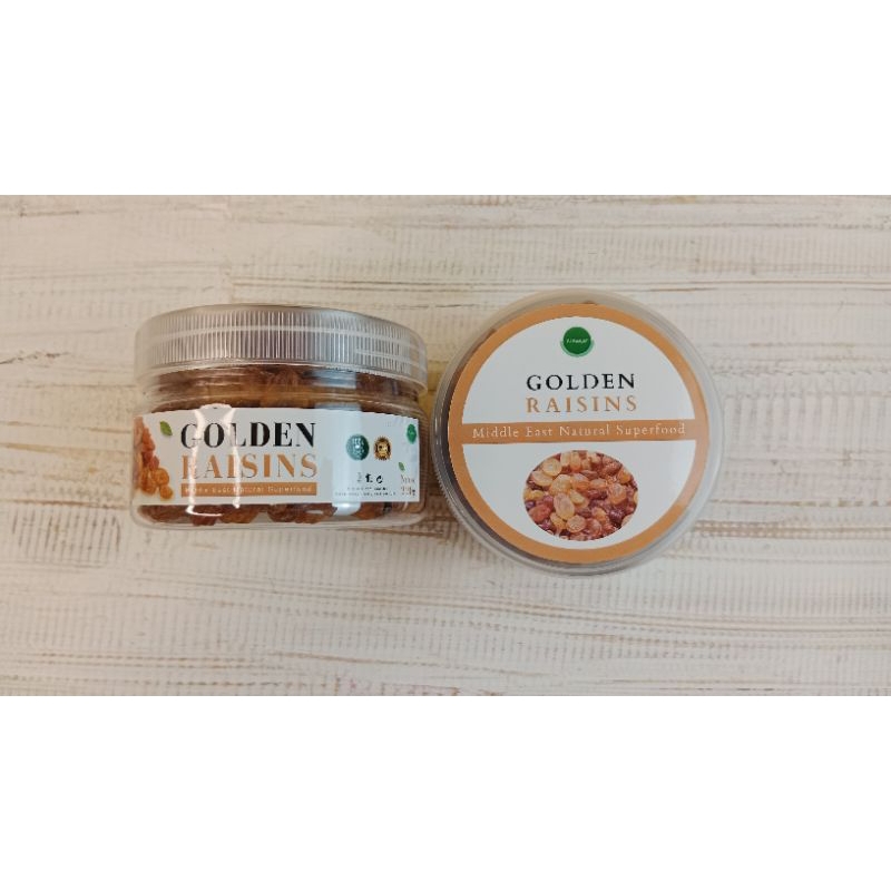 

Golden Raisins Makanan Super Alami Timur Tengah Sehat High Quality Ukuran 220 Gram