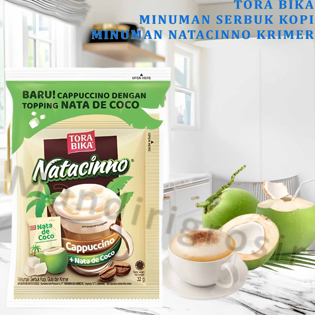 

Minuman Serbuk Kopi * Tora Bika * Coffee Natacinno Krimer * 32gr