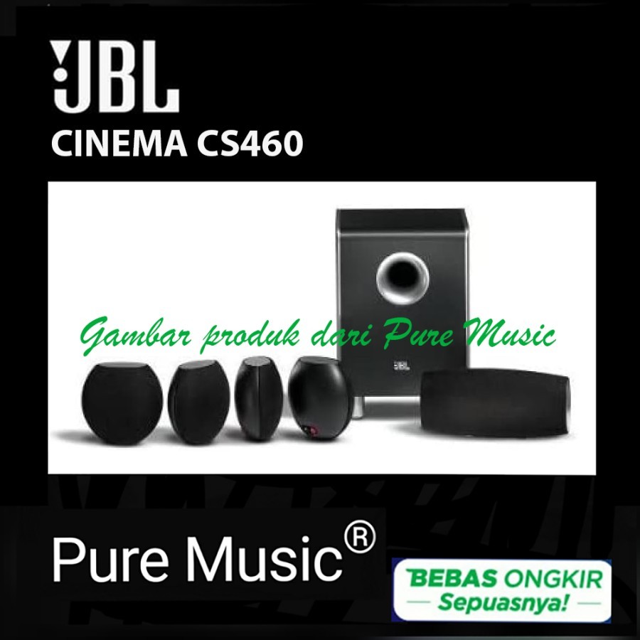 JBL Cinema Sound CS460 5.1 Surround Speaker Home Theatre CS-460 Speaker System
