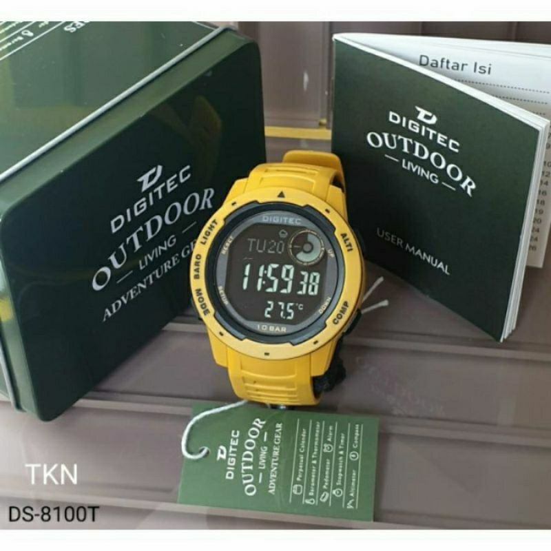 Jam Tangan Pria Digitec Outdoor DS 8100 Original
