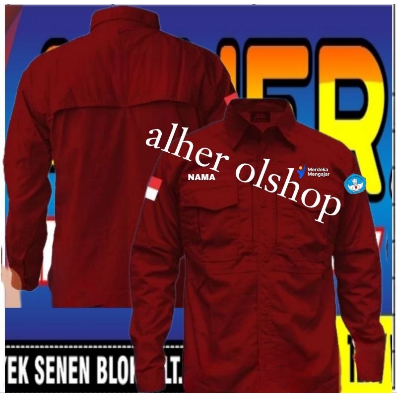 kemeja tactical merdeka mengajar baju tactical merdeka mengajar seragam tactical merdeka mengajar ke