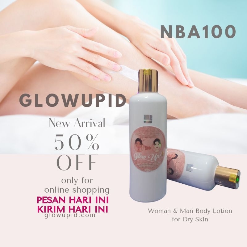 Pemutih Kulit Badan dan Muka Permanen BPOM Glowupid 250ml BONUS 2 MASKER #VIRAL #PUTIHPERMANEN #PUTI