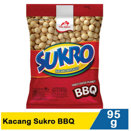 

Dua Kelinci Kacang Sukro BBQ 95 Gram