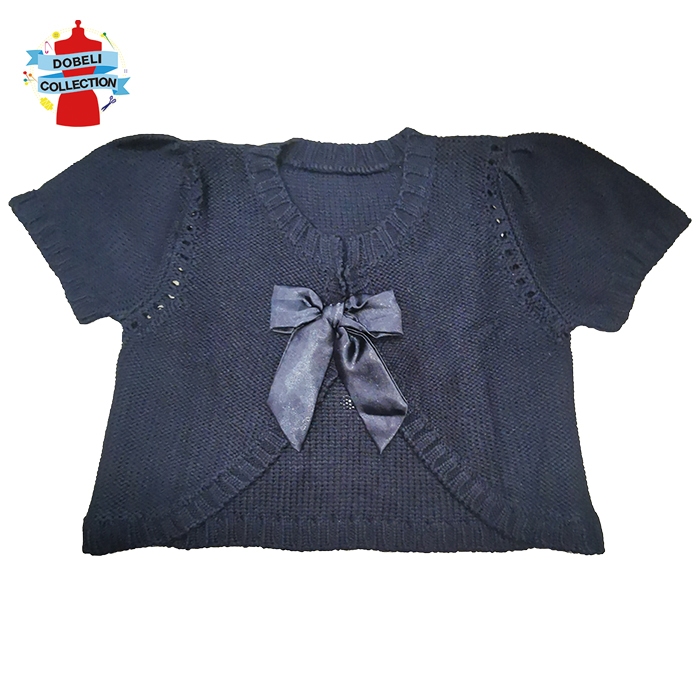 CARDIGAN BOLERO OUTERWEAR LENGAN PENDEK RAJUT ANAK PEREMPUAN 2 - 3 TAHUN  DCCG- 0032