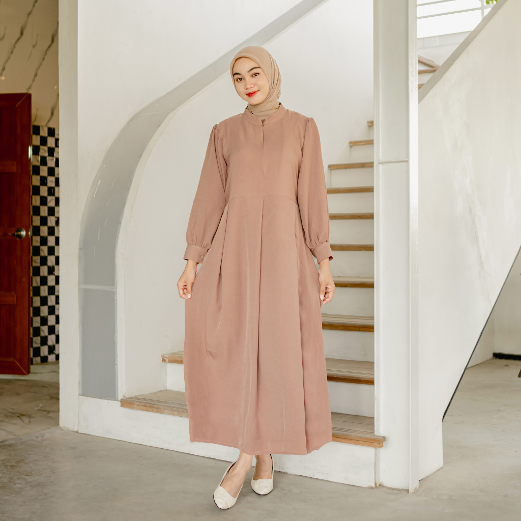 Amanda Gamis Wanita Bahan Senorita ukuran M-XL