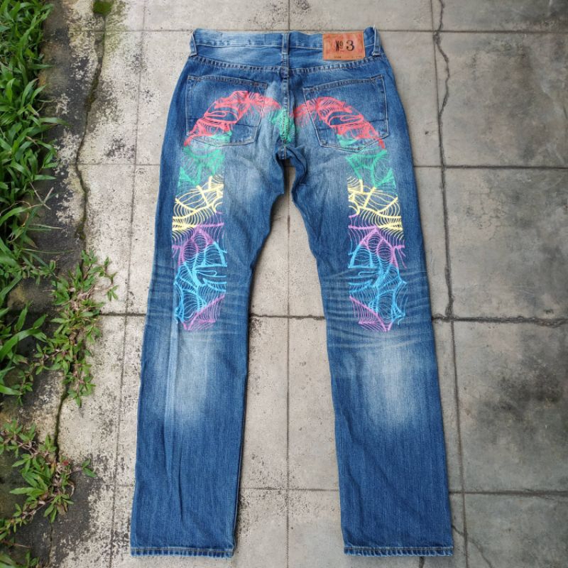 Evisu Jeans Big Logo Size : 30