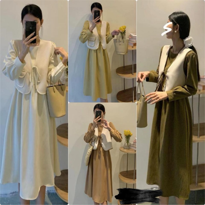 MIDI DRESS KATUN IMPORT