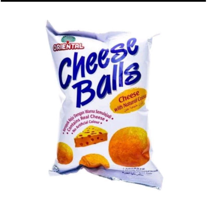 

Oriental Chesse Balls mini pack / Chiki Balls Oriental pack kecil 60gr Halal