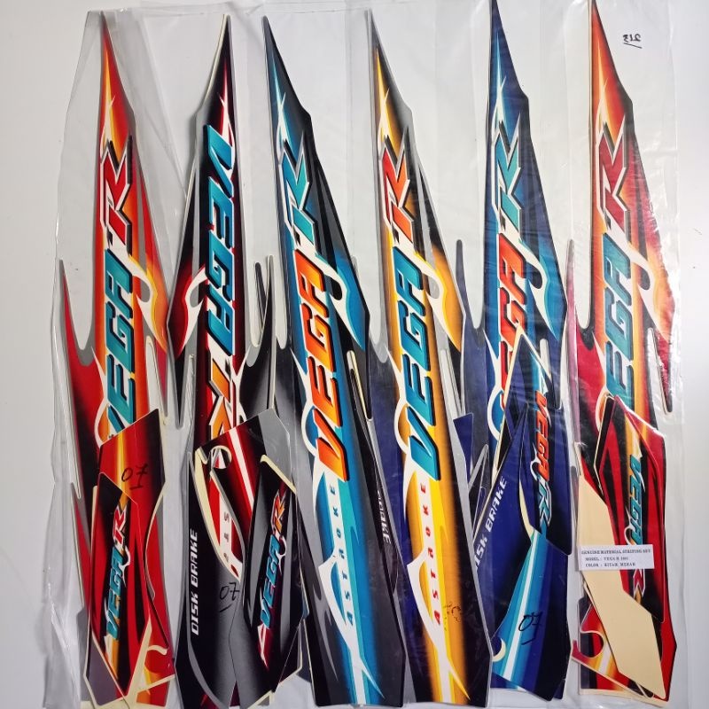 STIKER STRIPING STANDART YAMAHA VEGA R 2007 LIST LES BODY MOTOR VEGA R 2007 LIST