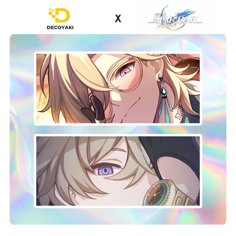 

Sticker Slap Hologram Aventurine Honkai Star Rail, Stiker Hologram Aventurine Honkai Star Rail