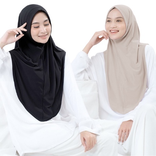 Hijab Bergo Instan Non Pet Jersey//Bergo Pinguin Jersey Premium//Bergo Non Pet