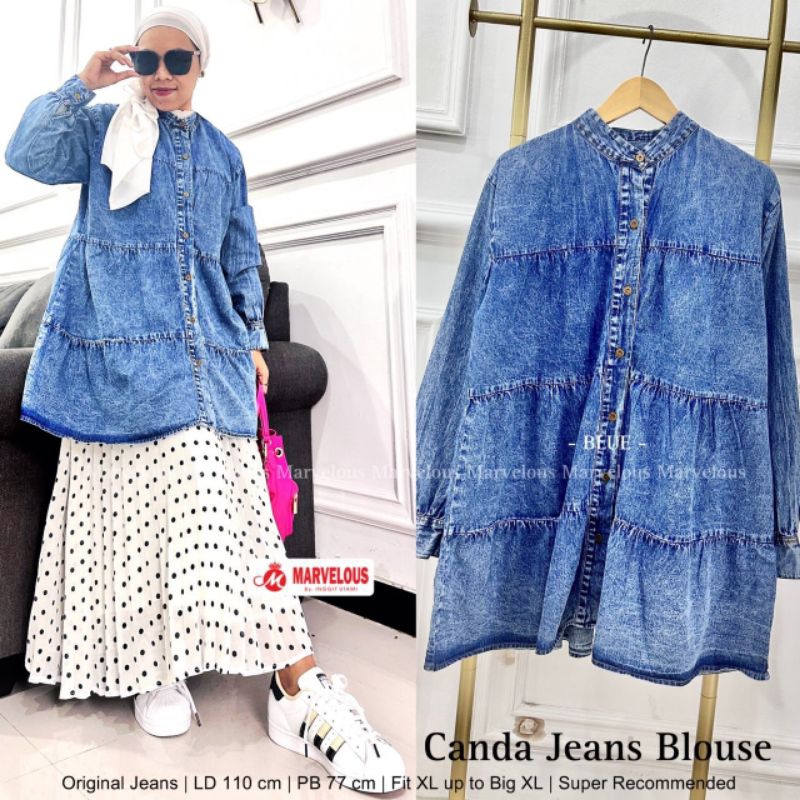 Canda Jeans Blouse by Marvelous
