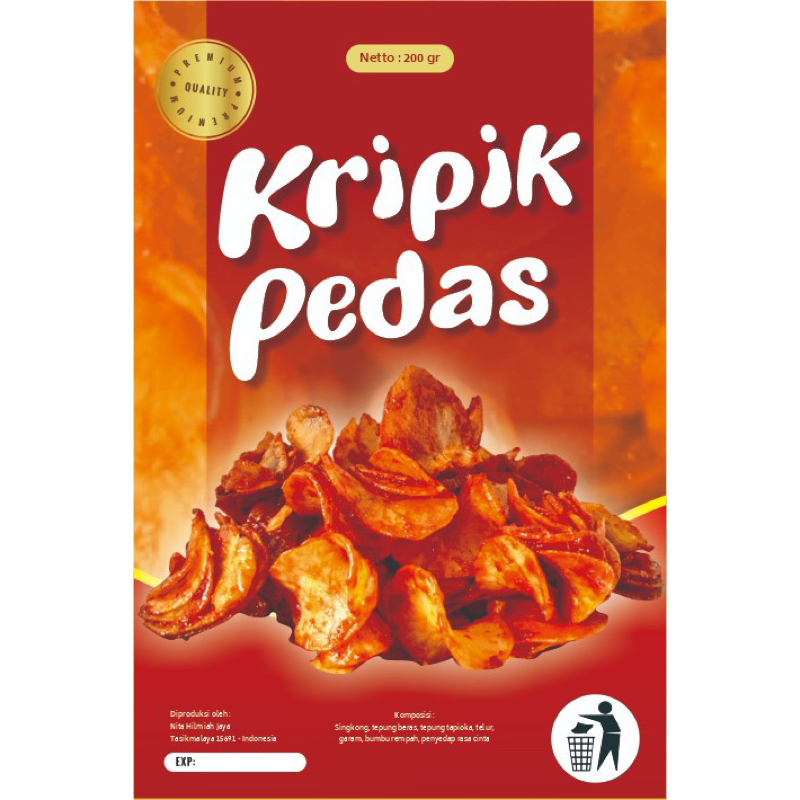 

STICKER LABEL KEMASAN / STICKER JAJANAN SNACK