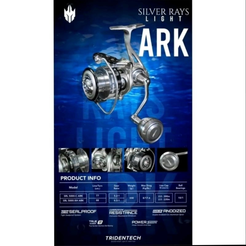 Tridentech silver rays light 5000 C-ARK NEW