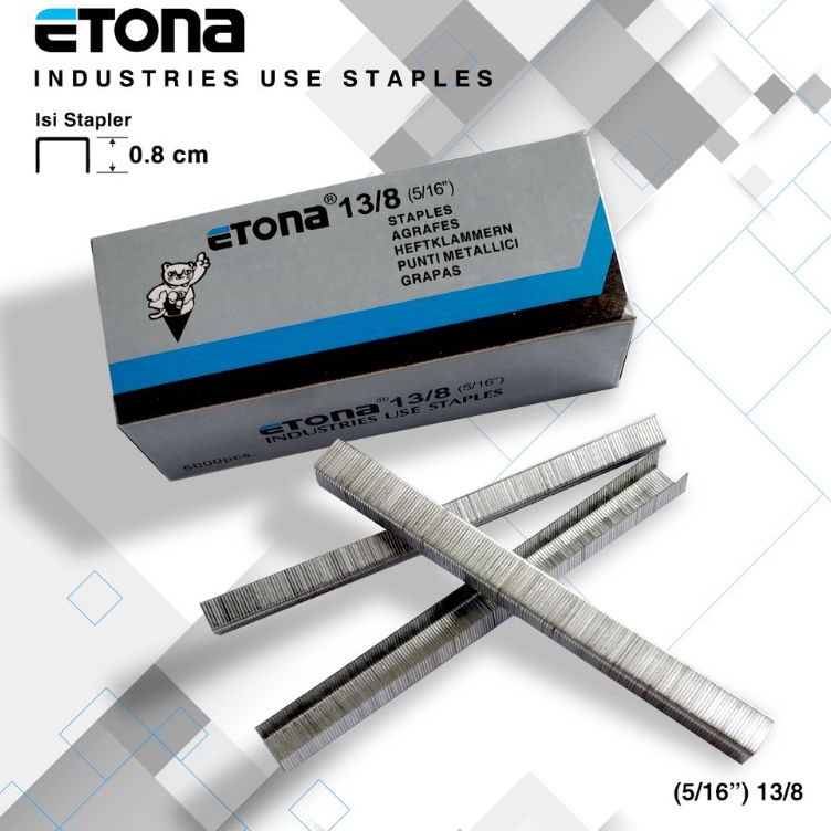 

KODE R56C Staples Isi Staples Etona 138 1kotak