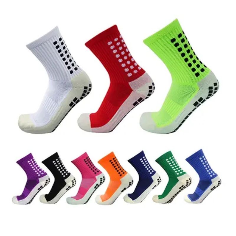 Kaos Kaki Anti Slip Futsal Tebal Murah / Kaos Kaki Anti Pendek Slip Sepak Bola Badminton