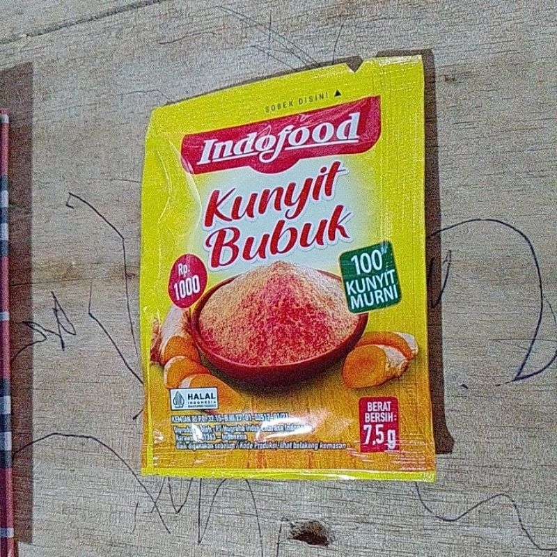 

Indofood Kunyit Bubuk Ecer 7,5gr