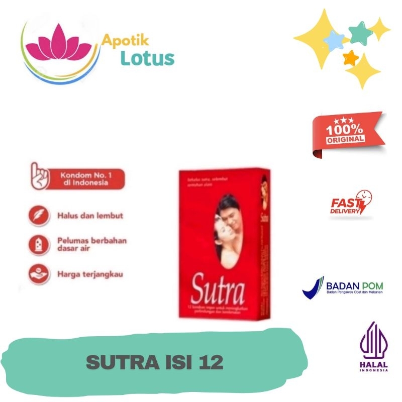 sutra kondom isi 12 / sutra merah kondom isi 12