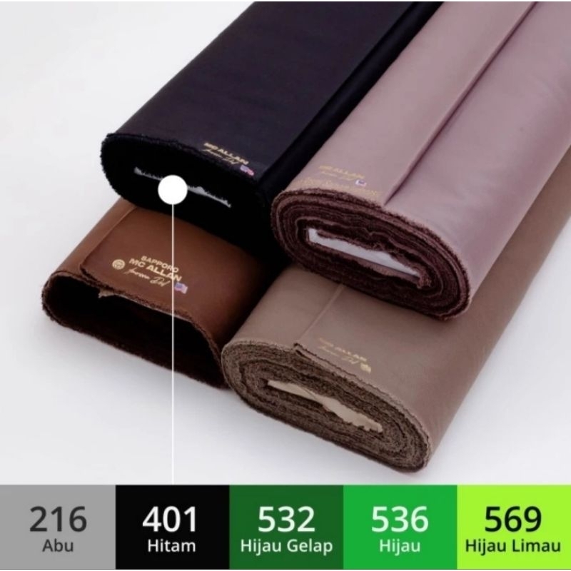 Kain Bahan Sapporo McAllan American Drill 1 Meter - Grosir Best Seller