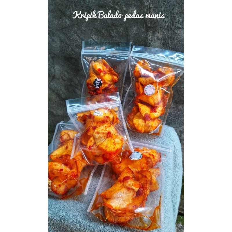 

Kripik singkong Balado khas padang