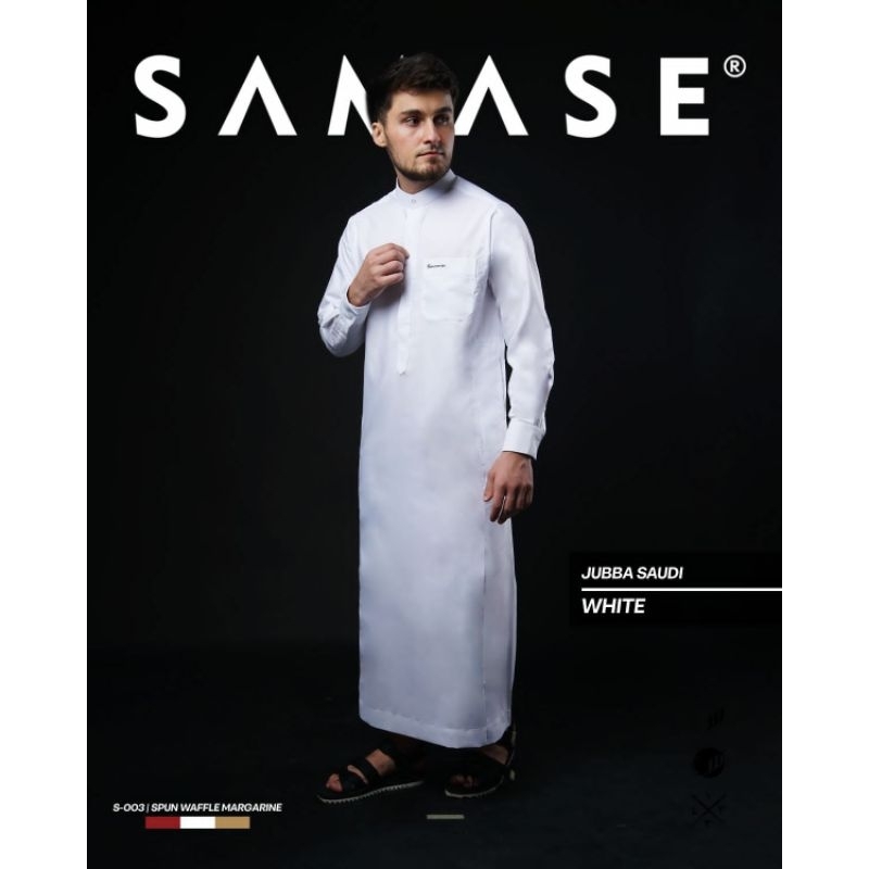 Jubba Slim SAMASE | Jubah Lengan Panjang | Juba Polos