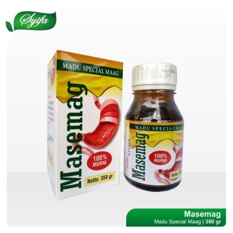 Madu Masemag 350gr | Madu Herbal Maag & Asam Lambung Alami