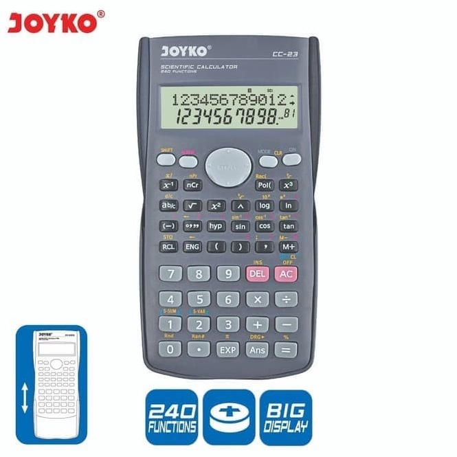 

Calculator Kalkulator Joyko CC23 Scientific 24 Functions ART X8D9