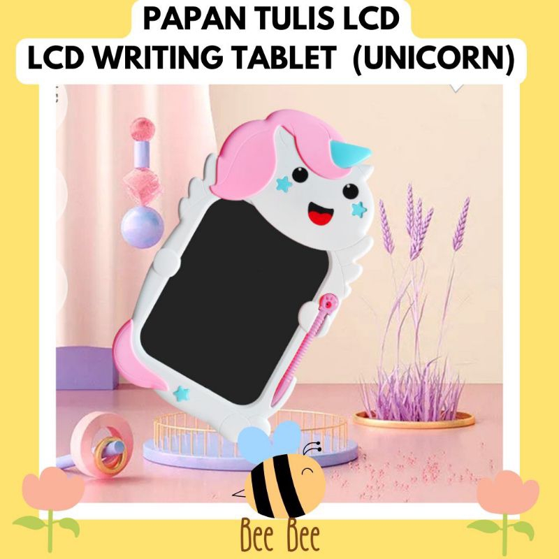 LCD WRITING TABLET UNICORN/LCD ANAK LUCU/TABLET GAMBAR ANAK