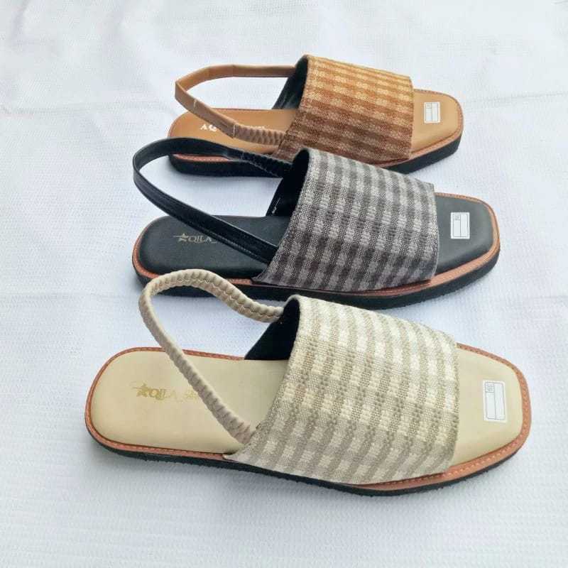 QILLA Sandal Kokop Spon Ringan dan Empuk Nyaman | Sandal Spon Aqqilla | Sandal Spon Wanita