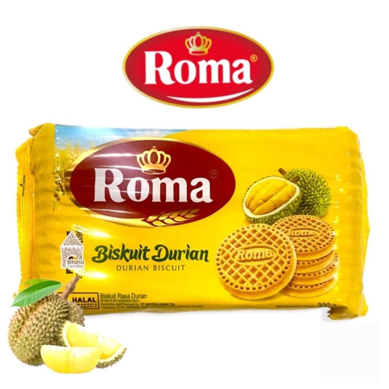 

Roma Biskuit Durian 300gr