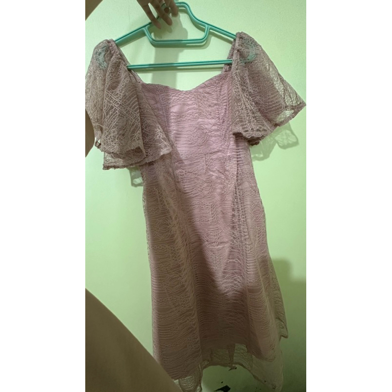 Miss Nomi Audrey Dress ukuran S - Preloved baju Kondangan Pink