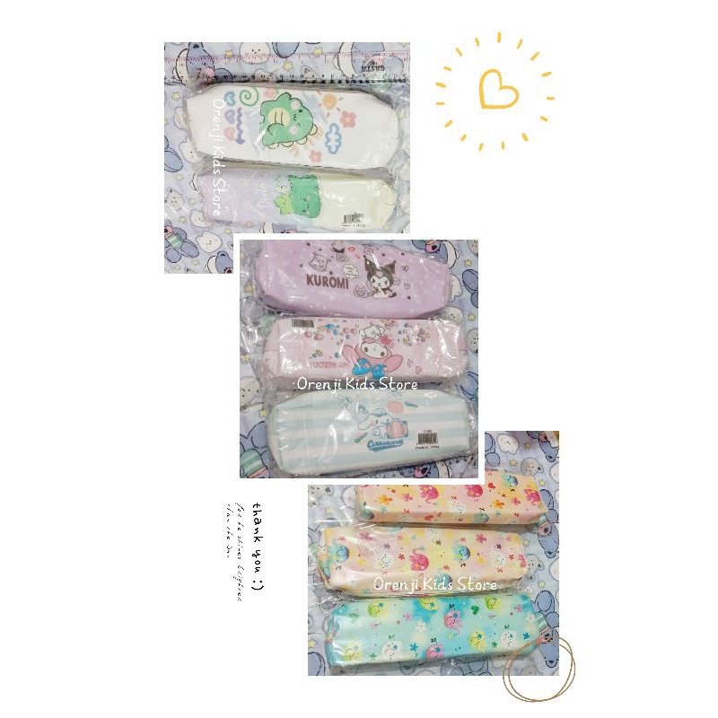 

Kotak Pensil Resleting CANVAS Karakter