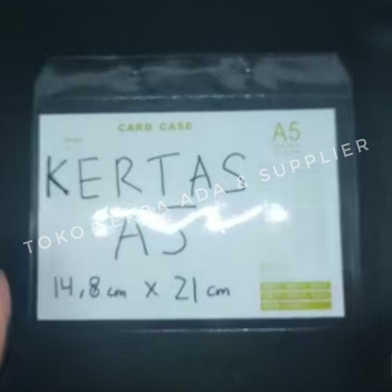 

COVER KERTAS A5 / SAMPUL KERTAS TEBAL PELINDUNG KERTAS DOKUMEN A5 MURAH
