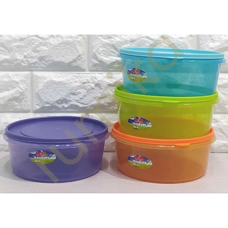 Tempat sayur plastik wadah tutup