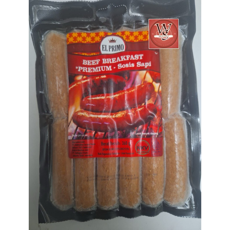 

EL PRIMO BEEF BREAKFAST SAUSAGE 360 gr