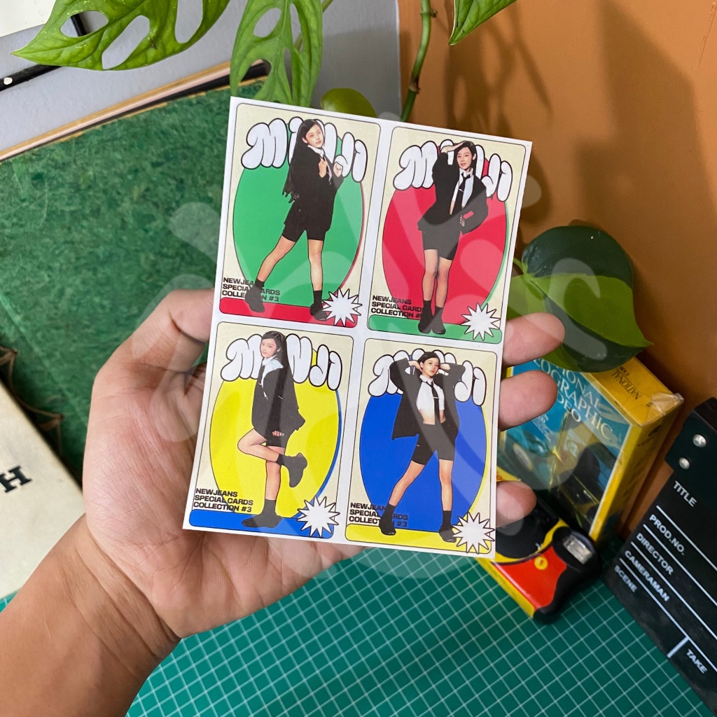 

stiker minji new jeans / stiker poster / sticker aesthetic / sticker tumblr / stiker premium / stiker hp / stiker laptop / stiker helm / stiker tahan air