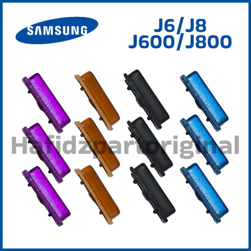 Tombol Luar Power On Off Volume Samsung J6 / J8 / J600 / J800 Copotan Cabutan Bekas
