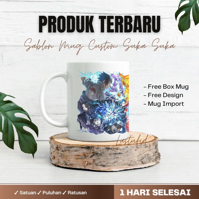 CUSTOM GELAS MUG SABLON / MUG SABLON