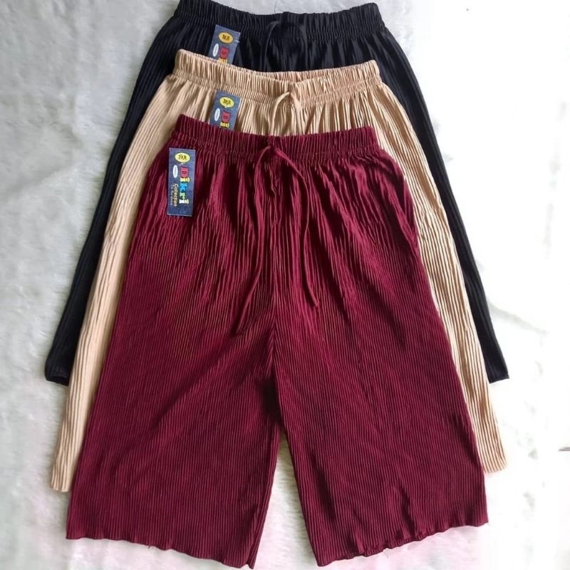 CELANA KULOT LIDI PLISKET 7/8 VARIASI TALI/CELANA KULOT LIDI 7/8 TALI/KULOT LIDI PENDEK 7/8 MINIMALI
