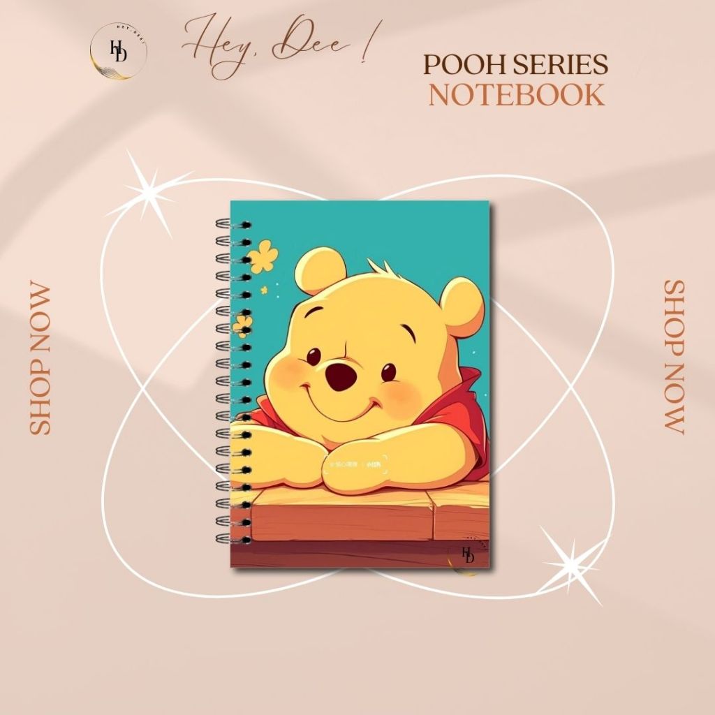 

HeyDee Notebook A5 Spiral POOH SERIES