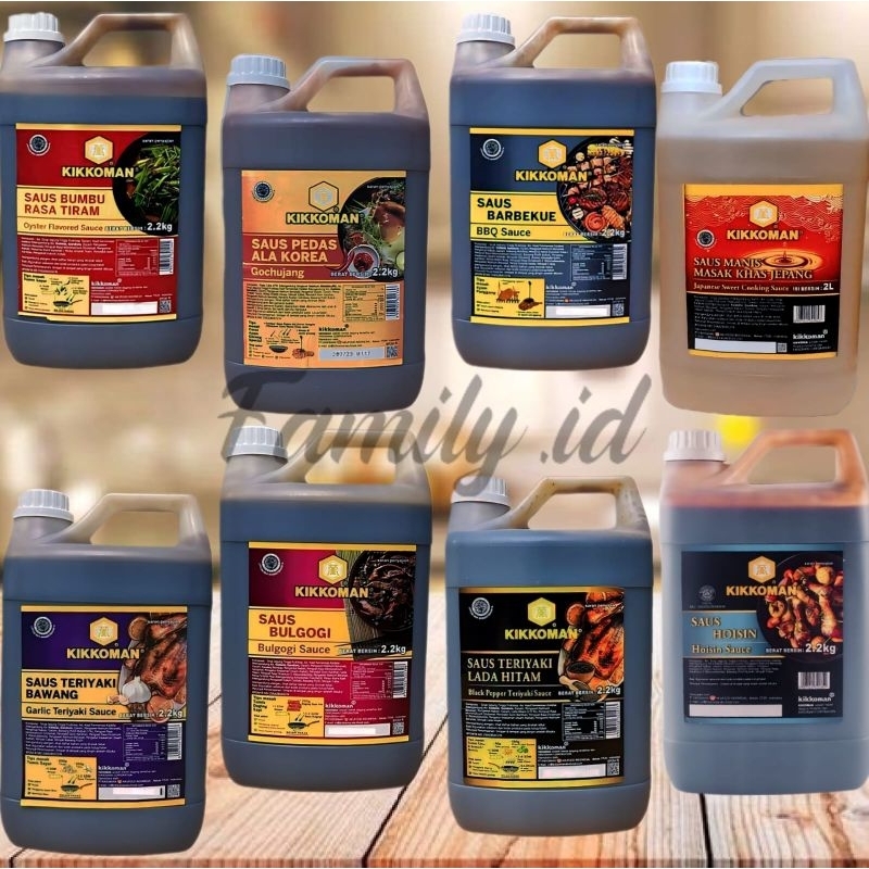 

Kikkoman Sauce All Varian Kemasan 2 Liter Original