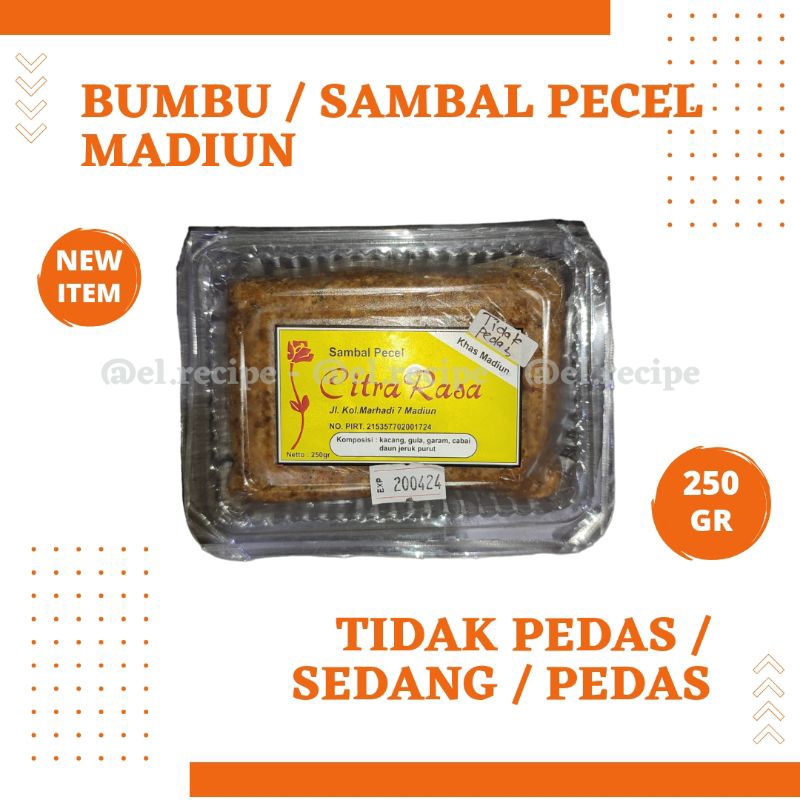 

BUMBU SAMBAL PECEL KHAS MADIUN