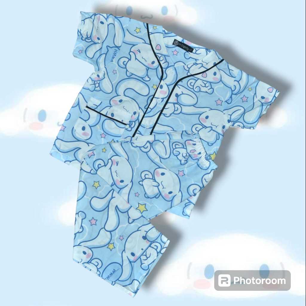 Piyama anak premium kwalitas premium kain adem tanpa kerah