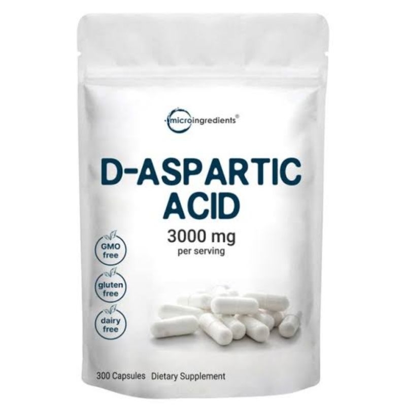 D-ASPARTIC ACID 3000mg Microingredients Usa Isi 300 Capsule