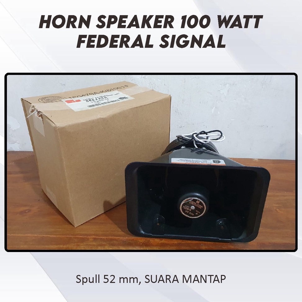 Toa Sirine Kotak Klakson speaker Toa Polisi 1 watt SERINE Horn 2 1 w wat Federal signal spull 52 mm 