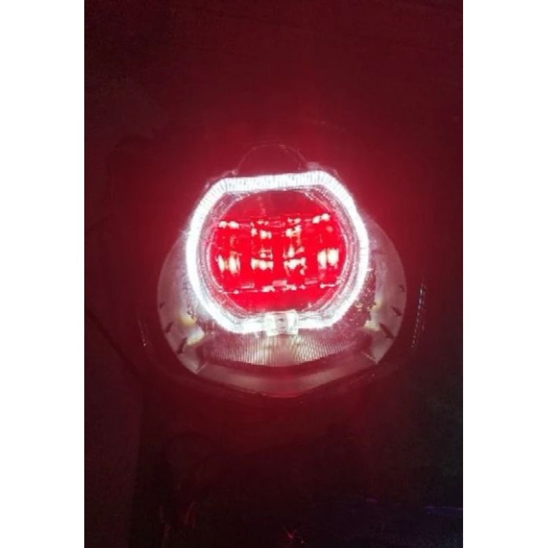 Reflektor Lampu Depan Honda Beat karbu Biled projie | Lampu Depan Beat karbu Biled Daymaker Custom